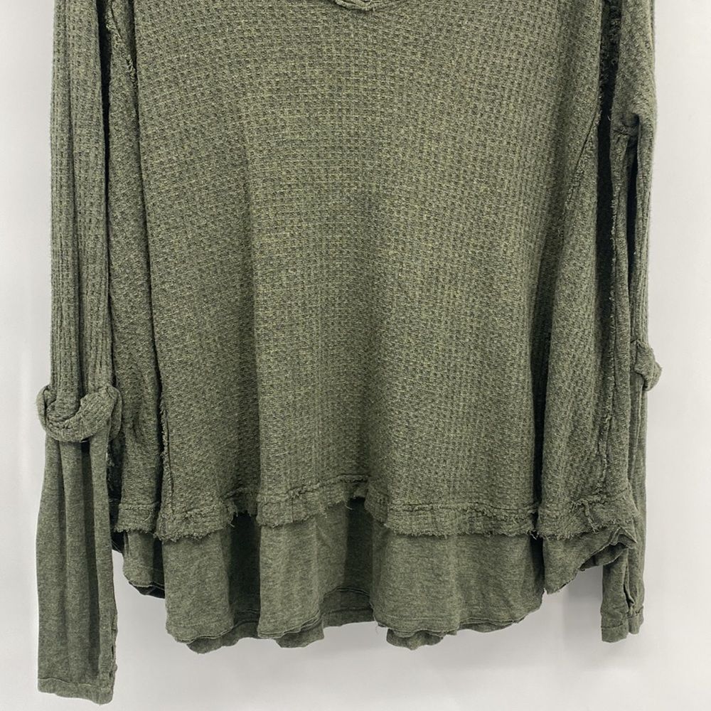 Free People Olive Long Sleeve Top - Picture 5 of 7